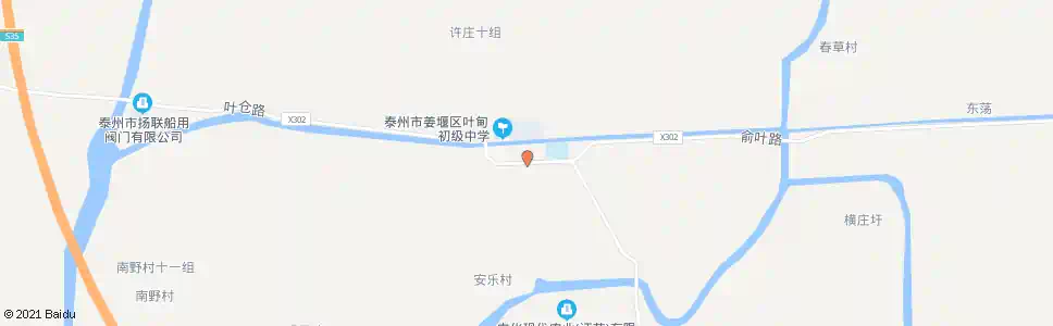 泰州叶甸转盘_公交站地图_泰州公交_妙搜公交查询2025