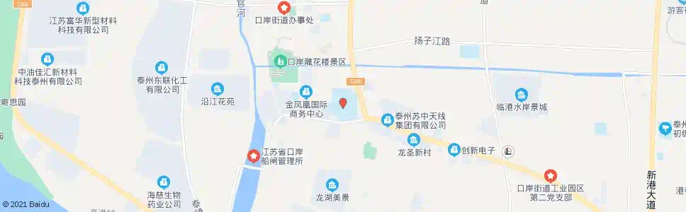 泰州口岸中学_公交站地图_泰州公交_妙搜公交查询2025
