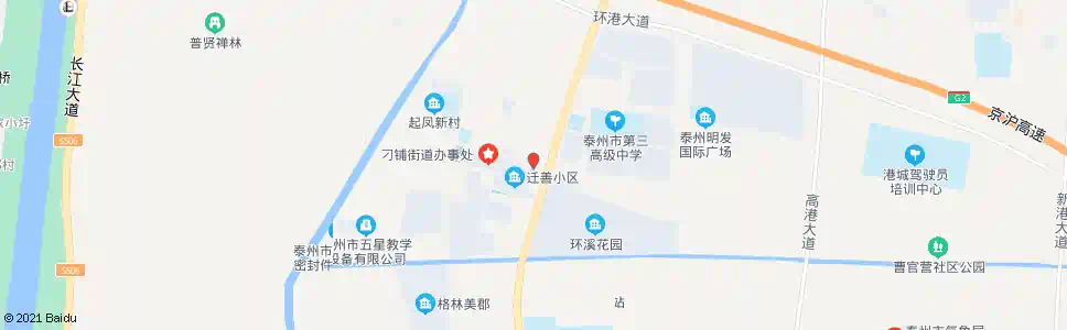 泰州刁铺邮电局_公交站地图_泰州公交_妙搜公交查询2025