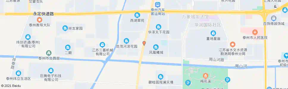 泰州世茂花园_公交站地图_泰州公交_妙搜公交查询2025