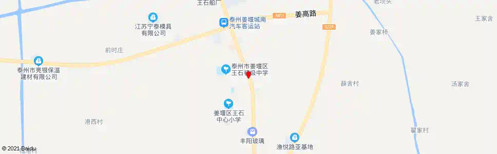 泰州王石桥_公交站地图_泰州公交_妙搜公交查询2025
