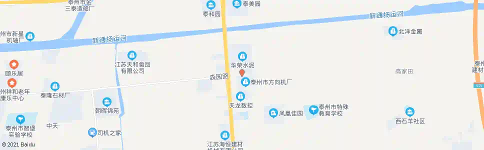 泰州森园路口_公交站地图_泰州公交_妙搜公交查询2025