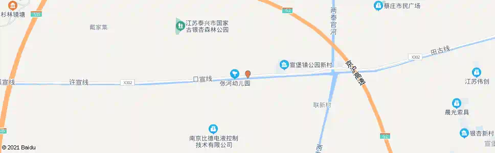 泰州张河南_公交站地图_泰州公交_妙搜公交查询2025