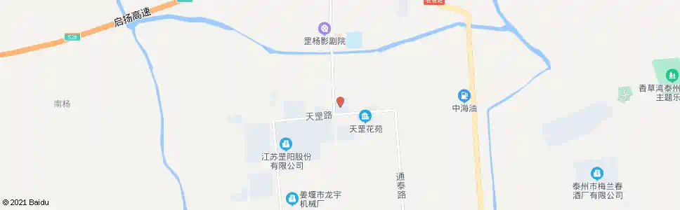 泰州罡杨镇政府南_公交站地图_泰州公交_妙搜公交查询2025