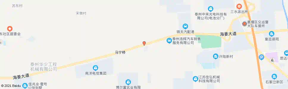 泰州华东汽车城_公交站地图_泰州公交_妙搜公交查询2025
