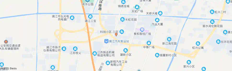 泰州彩虹城_公交站地图_泰州公交_妙搜公交查询2025