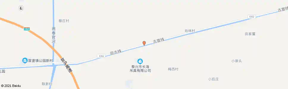 泰州梅埝村_公交站地图_泰州公交_妙搜公交查询2025