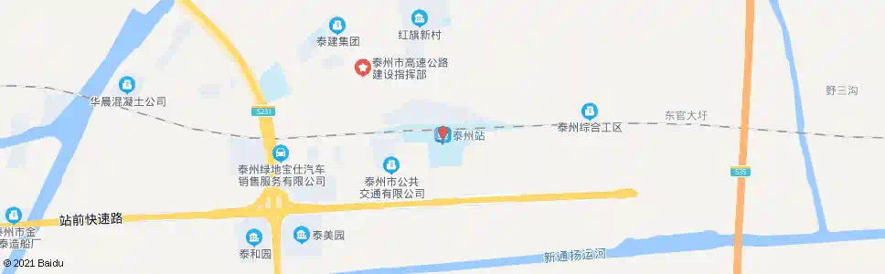 泰州泰高路_公交站地图_泰州公交_妙搜公交查询2025
