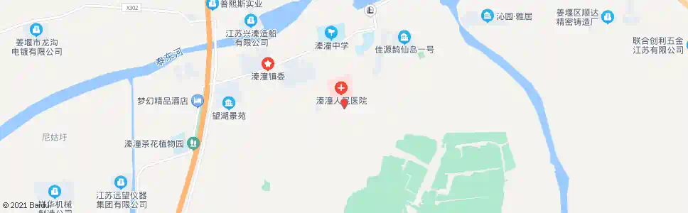 泰州溱潼医院_公交站地图_泰州公交_妙搜公交查询2025