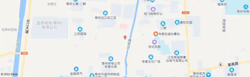 泰州寺巷_公交站地图_泰州公交_妙搜公交查询2025