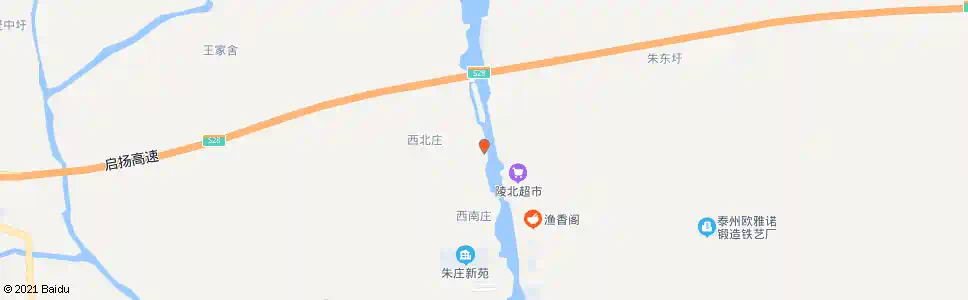 泰州朱庄村_公交站地图_泰州公交_妙搜公交查询2025