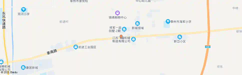 泰州横沟_公交站地图_泰州公交_妙搜公交查询2025