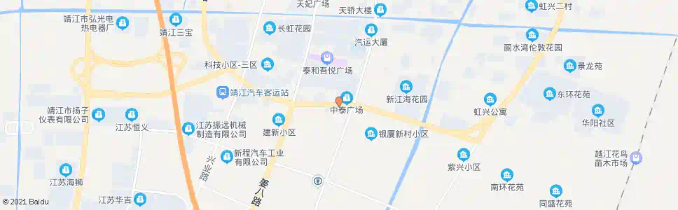 泰州石油大厦_公交站地图_泰州公交_妙搜公交查询2025