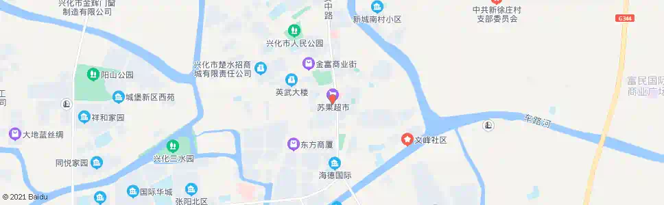 泰州中央大厦_公交站地图_泰州公交_妙搜公交查询2025