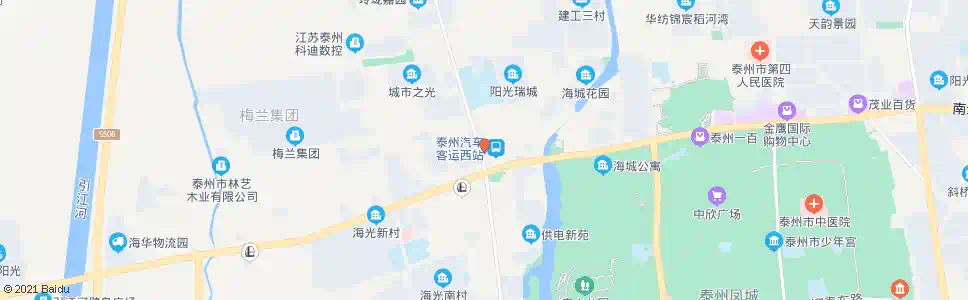 泰州客运西站_公交站地图_泰州公交_妙搜公交查询2025