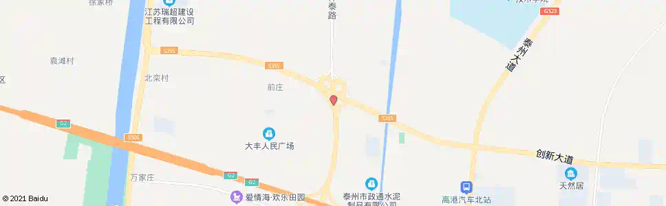 泰州祥泰路_公交站地图_泰州公交_妙搜公交查询2025