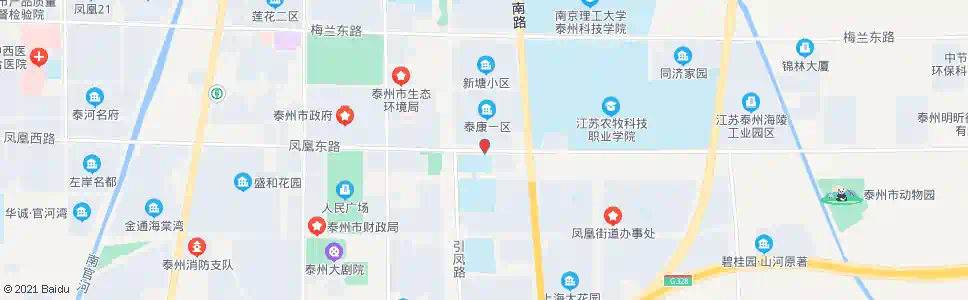 泰州省泰中附中_公交站地图_泰州公交_妙搜公交查询2025