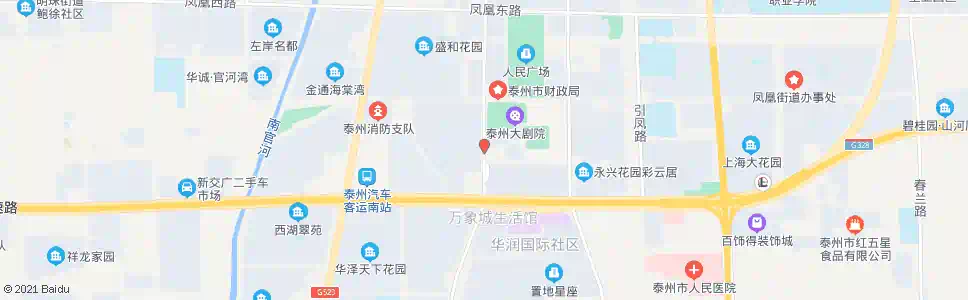 泰州恒景国际_公交站地图_泰州公交_妙搜公交查询2025