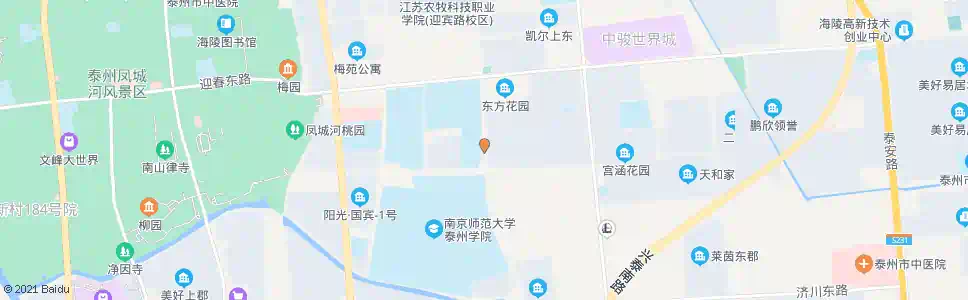 泰州东方名门_公交站地图_泰州公交_妙搜公交查询2025