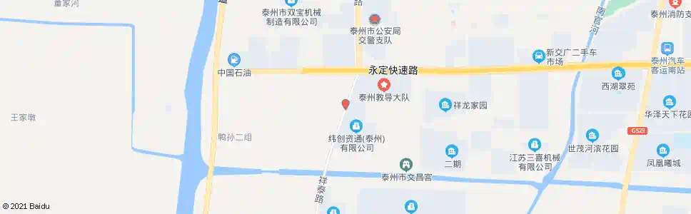 泰州纬创生活园_公交站地图_泰州公交_妙搜公交查询2025