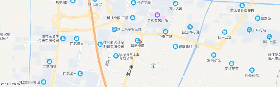 泰州华侨新村_公交站地图_泰州公交_妙搜公交查询2025