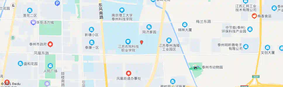 泰州牧院东门_公交站地图_泰州公交_妙搜公交查询2025