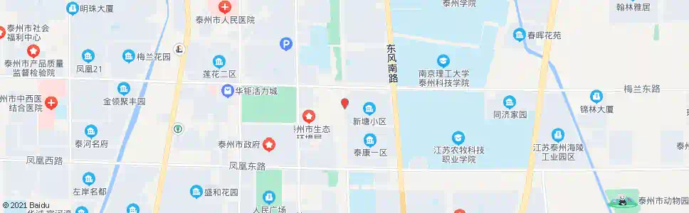 泰州新塘小区西门_公交站地图_泰州公交_妙搜公交查询2025