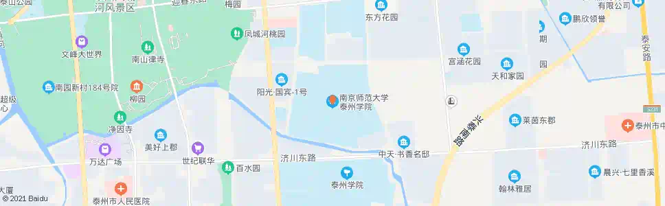 泰州南师大_公交站地图_泰州公交_妙搜公交查询2025