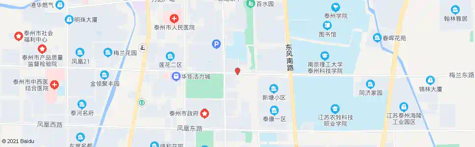 泰州广电中心南门_公交站地图_泰州公交_妙搜公交查询2025