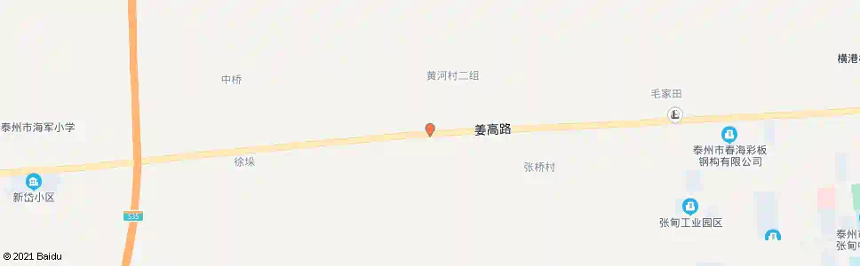 泰州张桥村村部_公交站地图_泰州公交_妙搜公交查询2025