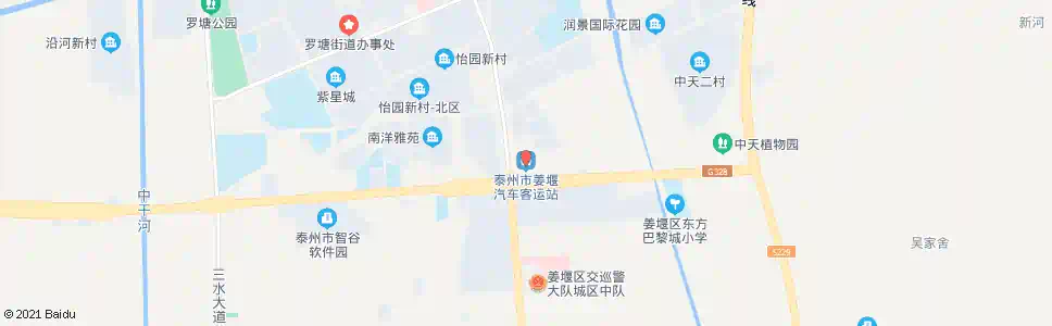泰州姜堰汽车站_公交站地图_泰州公交_妙搜公交查询2025