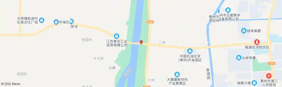泰州高港大桥西_公交站地图_泰州公交_妙搜公交查询2025