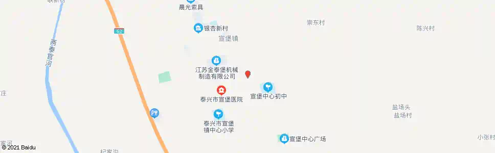 泰州洪泉医院(黄山路)_公交站地图_泰州公交_妙搜公交查询2025