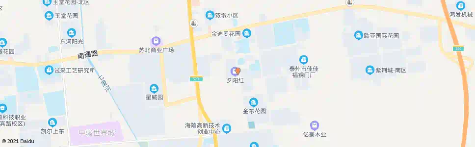 泰州夕阳红老年公寓_公交站地图_泰州公交_妙搜公交查询2025