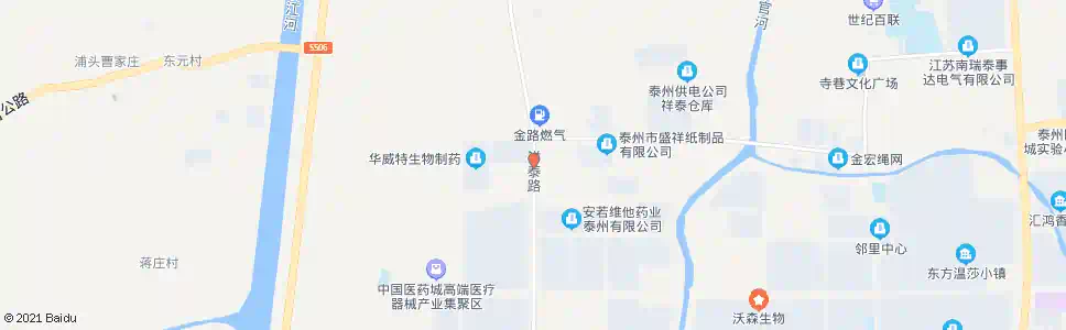 泰州区消防大队_公交站地图_泰州公交_妙搜公交查询2025