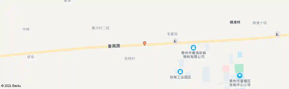 泰州张桥一组_公交站地图_泰州公交_妙搜公交查询2025