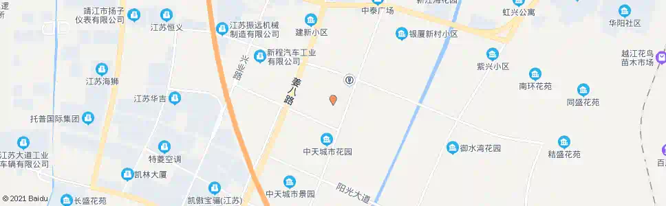 泰州春江花城_公交站地图_泰州公交_妙搜公交查询2025