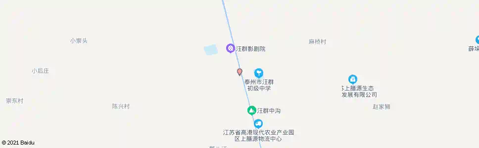 泰州汪群南_公交站地图_泰州公交_妙搜公交查询2025