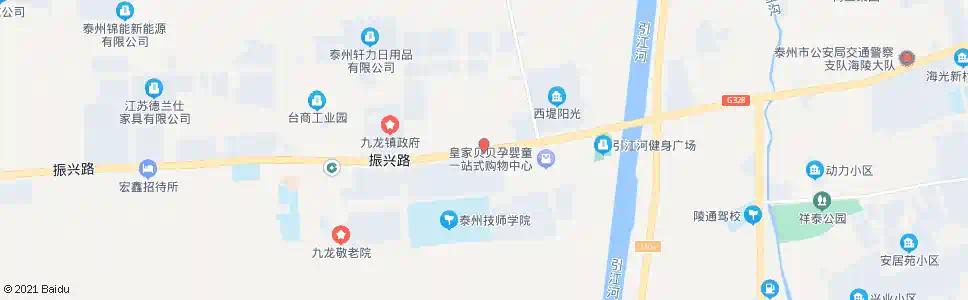 泰州东夏庄_公交站地图_泰州公交_妙搜公交查询2025