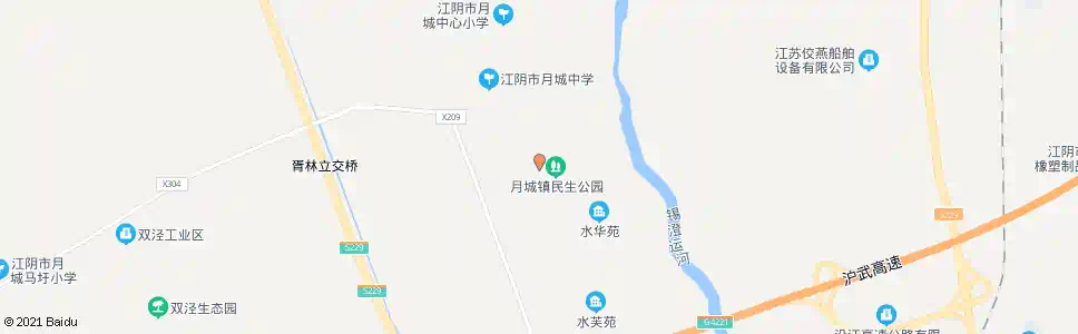 无锡水芸苑_公交站地图_无锡公交_妙搜公交查询2025
