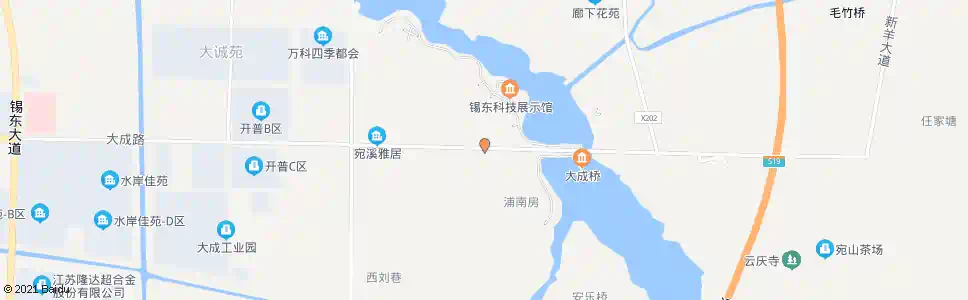 无锡安盛路(大成路)_公交站地图_无锡公交_妙搜公交查询2025