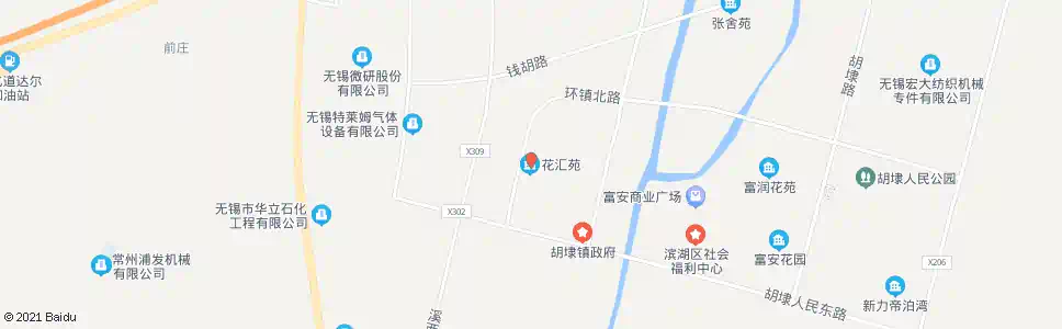 无锡花汇苑一期_公交站地图_无锡公交_妙搜公交查询2025