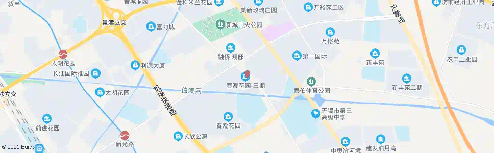 无锡春潮三区(锡士路)_公交站地图_无锡公交_妙搜公交查询2025