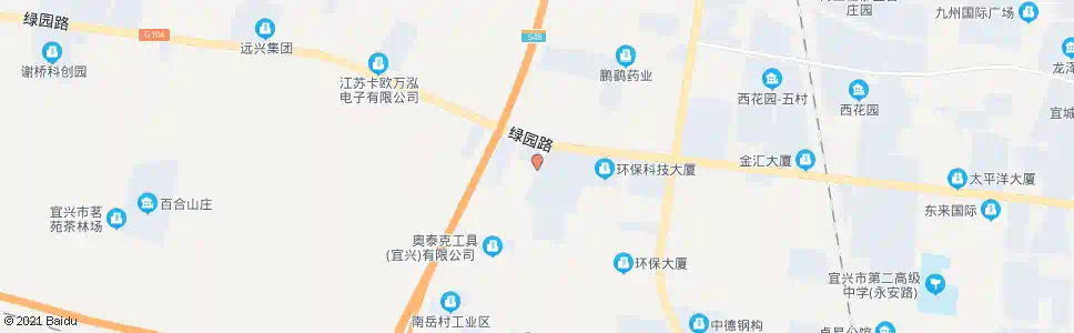 无锡南岳路绿园路_公交站地图_无锡公交_妙搜公交查询2025
