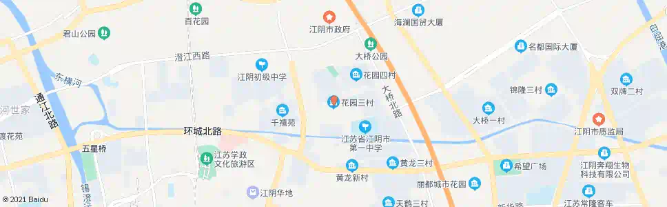 无锡花园三村_公交站地图_无锡公交_妙搜公交查询2025