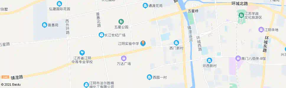 无锡江阴实验中学_公交站地图_无锡公交_妙搜公交查询2025