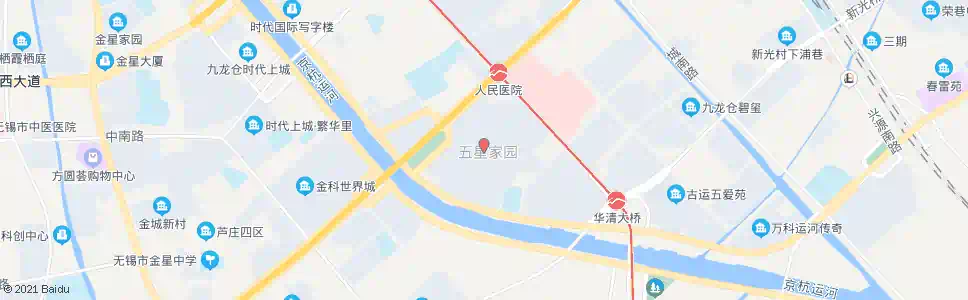 无锡五星家园_公交站地图_无锡公交_妙搜公交查询2025