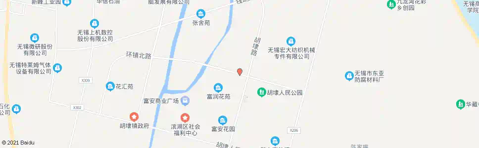 无锡胡埭路(环镇北路)_公交站地图_无锡公交_妙搜公交查询2025