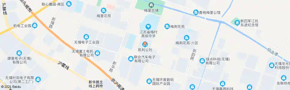 无锡凯利公社_公交站地图_无锡公交_妙搜公交查询2025