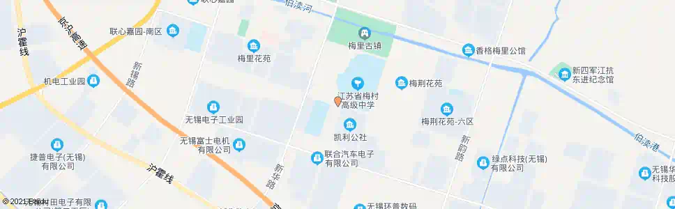 无锡梅村中学_公交站地图_无锡公交_妙搜公交查询2025